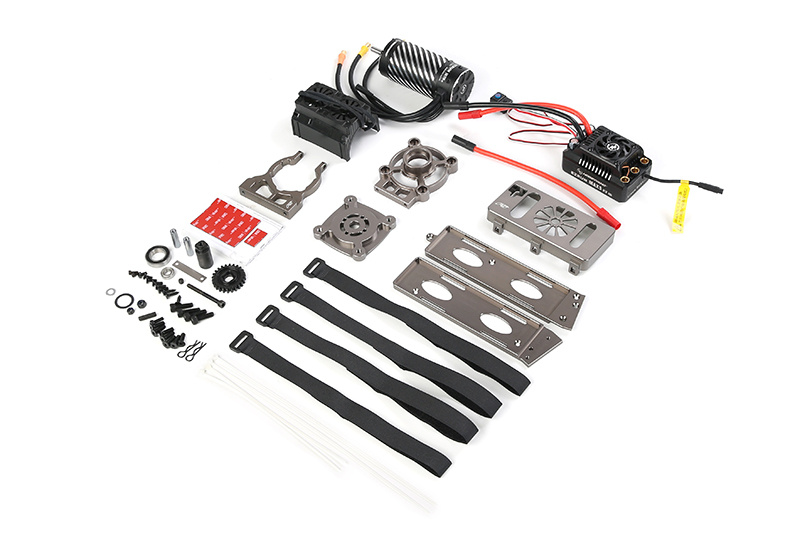RovanSports F5 Electric Conversion Kit – Standard Version with Hobbywing MAX5 HV G2 Sensored Power System – Compatible with D5 / RF5 / T5