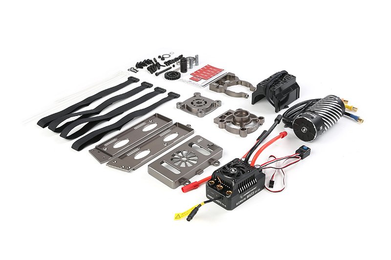RovanSports F5 Electric Conversion Kit – Standard Version with Hobbywing MAX5 HV G2 Sensored Power System – Compatible with D5 / RF5 / T5