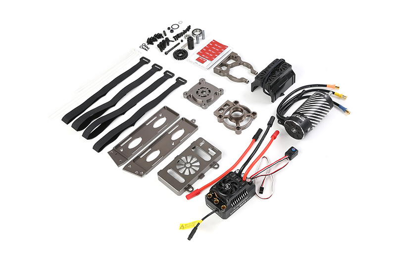 RovanSports F5 Electric Conversion Kit – Standard Version with Hobbywing MAX5 HV G2 Sensored Power System – Compatible with D5 / RF5 / T5