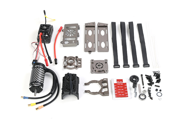 RovanSports F5 Electric Conversion Kit – Standard Version with Hobbywing MAX5 HV G2 Sensored Power System – Compatible with D5 / RF5 / T5