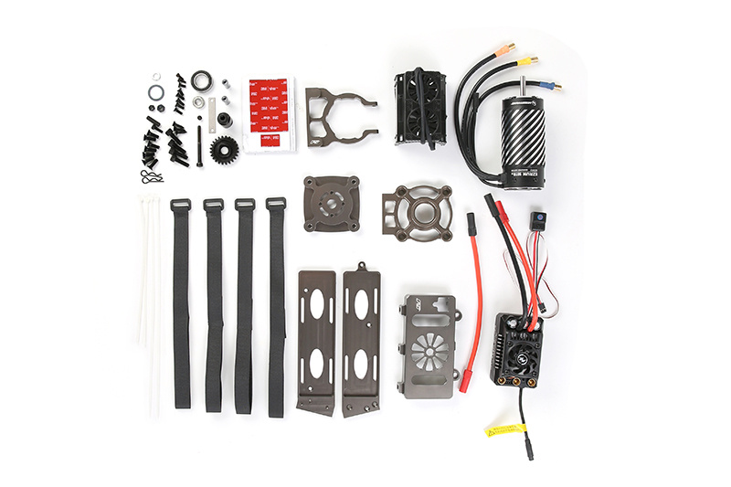 RovanSports F5 Electric Conversion Kit – Standard Version with Hobbywing MAX5 HV G2 Sensored Power System – Compatible with D5 / RF5 / T5