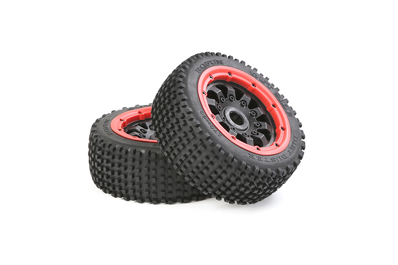 RovanLosi Rofun LT (Losi 5ive-T Compatible) Reinforced Outside Dirt Buster Mini-Pin Wheel Set 170x60 mm for V5 / BAHA 5S (4WD) – 2 pcs – Various Beadlock Colors