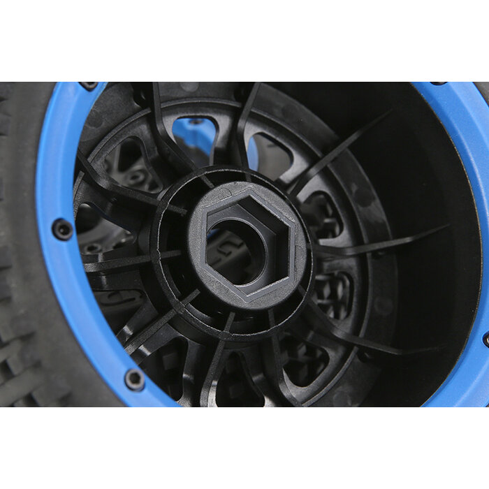 RovanLosi Rofun LT (Losi 5ive-T Compatible) Reinforced Outside Dirt Buster Mini-Pin Wheel Set 170x60 mm for V5 / BAHA 5S (4WD) – 2 pcs – Various Beadlock Colors