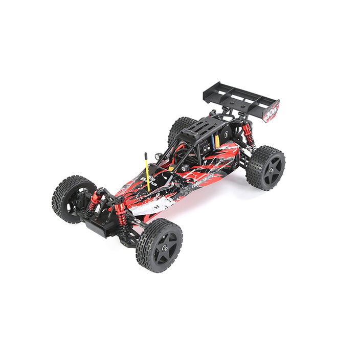 RovanSports BAHA 10B 1/10 Brushless Off-Road Buggy – 3652 3800KV Motor – 60A ESC – 2S – 2.4GHz RTR (A suitable 2S LiPo drive battery is the main item that must be purchased separately) - Red