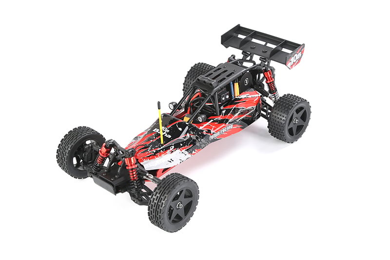 RovanSports BAHA 10B 1/10 Brushless Off-Road Buggy – 3652 3800KV Motor – 60A ESC – 2S – 2.4GHz RTR (A suitable 2S LiPo drive battery is the main item that must be purchased separately) - Red