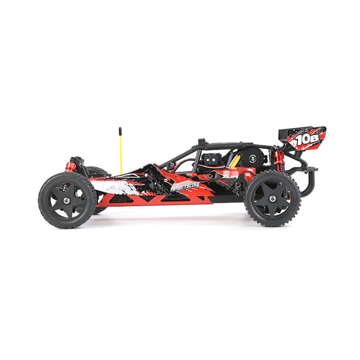 RovanSports BAHA 10B 1/10 Brushless Off-Road Buggy – 3652 3800KV Motor – 60A ESC – 2S – 2.4GHz RTR (A suitable 2S LiPo drive battery is the main item that must be purchased separately) - Red