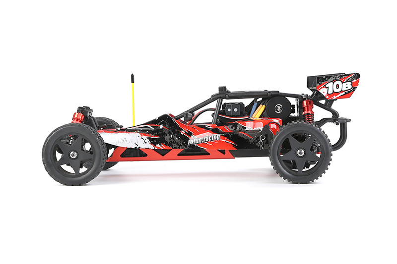 RovanSports BAHA 10B 1/10 Brushless Off-Road Buggy – 3652 3800KV Motor – 60A ESC – 2S – 2.4GHz RTR (A suitable 2S LiPo drive battery is the main item that must be purchased separately) - Red