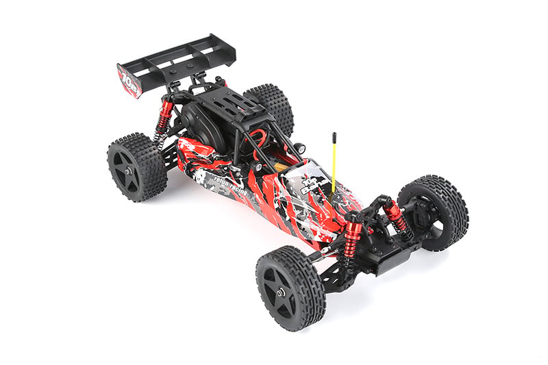 RovanSports BAHA 10B 1/10 Brushless Off-Road Buggy – 3652 3800KV Motor – 60A ESC – 2S – 2.4GHz RTR (A suitable 2S LiPo drive battery is the main item that must be purchased separately) - Red