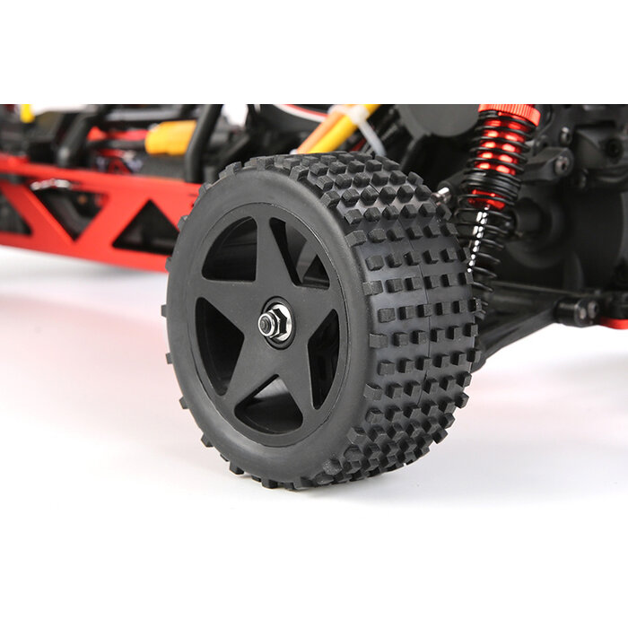 RovanSports BAHA 10B 1/10 Brushless Off-Road Buggy – 3652 3800KV Motor – 60A ESC – 2S – 2.4GHz RTR (A suitable 2S LiPo drive battery is the main item that must be purchased separately) - Red
