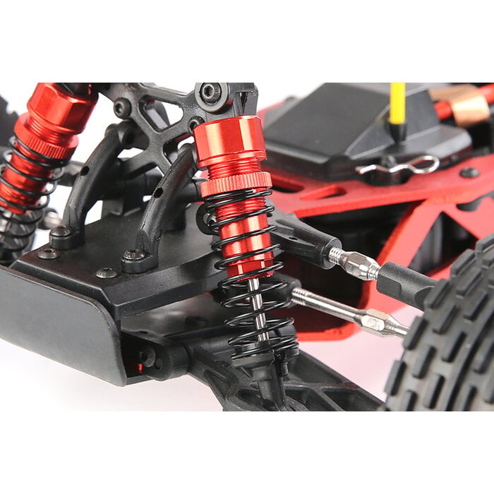 RovanSports BAHA 10B 1/10 Brushless Off-Road Buggy – 3652 3800KV Motor – 60A ESC – 2S – 2.4GHz RTR (A suitable 2S LiPo drive battery is the main item that must be purchased separately) - Red