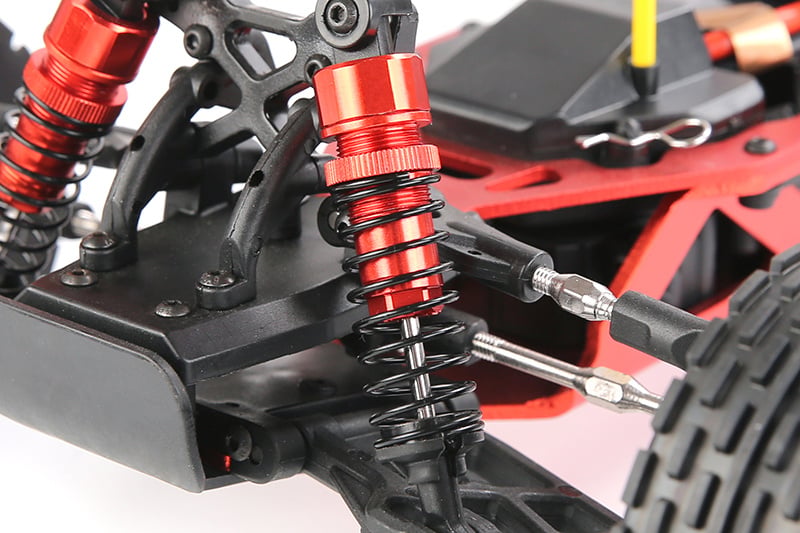 RovanSports BAHA 10B 1/10 Brushless Off-Road Buggy – 3652 3800KV Motor – 60A ESC – 2S – 2.4GHz RTR (A suitable 2S LiPo drive battery is the main item that must be purchased separately) - Red
