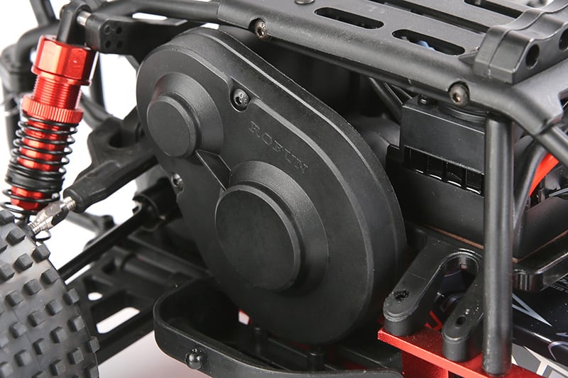 RovanSports BAHA 10B 1/10 Brushless Off-Road Buggy – 3652 3800KV Motor – 60A ESC – 2S – 2.4GHz RTR (A suitable 2S LiPo drive battery is the main item that must be purchased separately) - Red