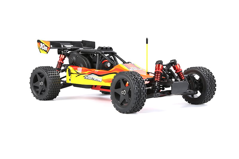 RovanSports BAHA 10B 1/10 Brushless Off-Road Buggy – 3652 3800KV Motor – 60A ESC – 2S – 2.4GHz RTR (A suitable 2S LiPo drive battery is the main item that must be purchased separately) - Orange
