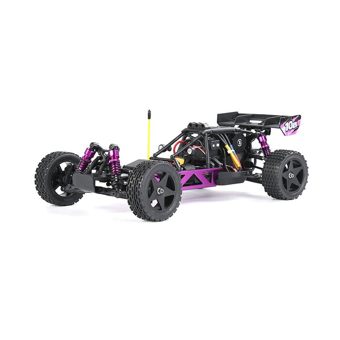 RovanSports BAHA 10B 1/10 Brushless Off-Road Buggy – 3652 3800KV Motor – 60A ESC – 2S – 2.4GHz RTR (A suitable 2S LiPo drive battery is the main item that must be purchased separately) - Purple