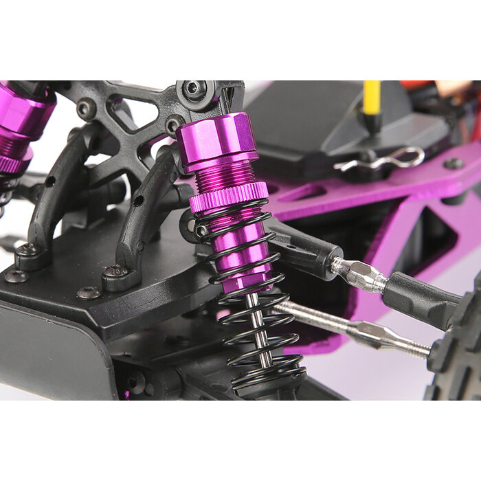 RovanSports BAHA 10B 1/10 Brushless Off-Road Buggy – 3652 3800KV Motor – 60A ESC – 2S – 2.4GHz RTR (A suitable 2S LiPo drive battery is the main item that must be purchased separately) - Purple