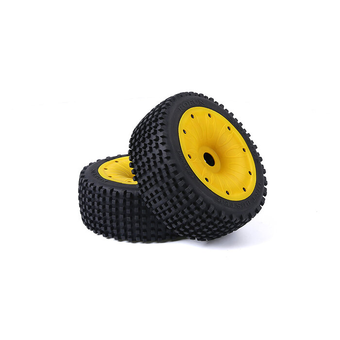 RovanLosi LT / Losi 5ive-T Reinforced Mini-Pin Räder – 2er-Set –170x 80mm – Geschlossene Felgen – 4 Farben – Rovan V5 / 5S