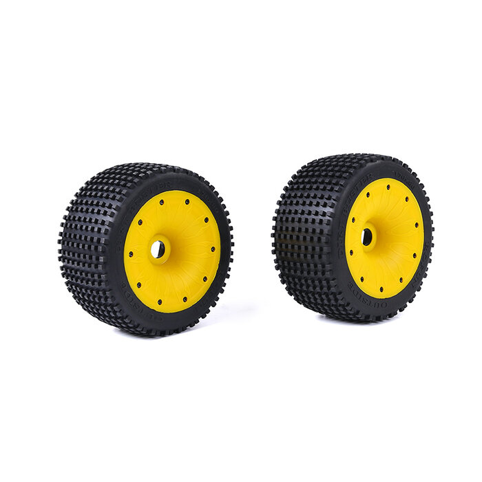 RovanLosi LT / Losi 5ive-T Reinforced Mini-Pin Wheels – Set of 2 –170x 80mm – Sealed Rims – 4 Colors – Rovan V5 / 5S