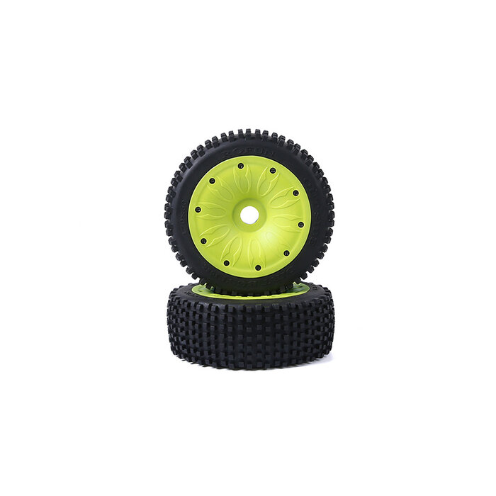 RovanLosi LT / Losi 5ive-T Reinforced Mini-Pin Räder – 2er-Set –170x 80mm – Geschlossene Felgen – 4 Farben – Rovan V5 / 5S