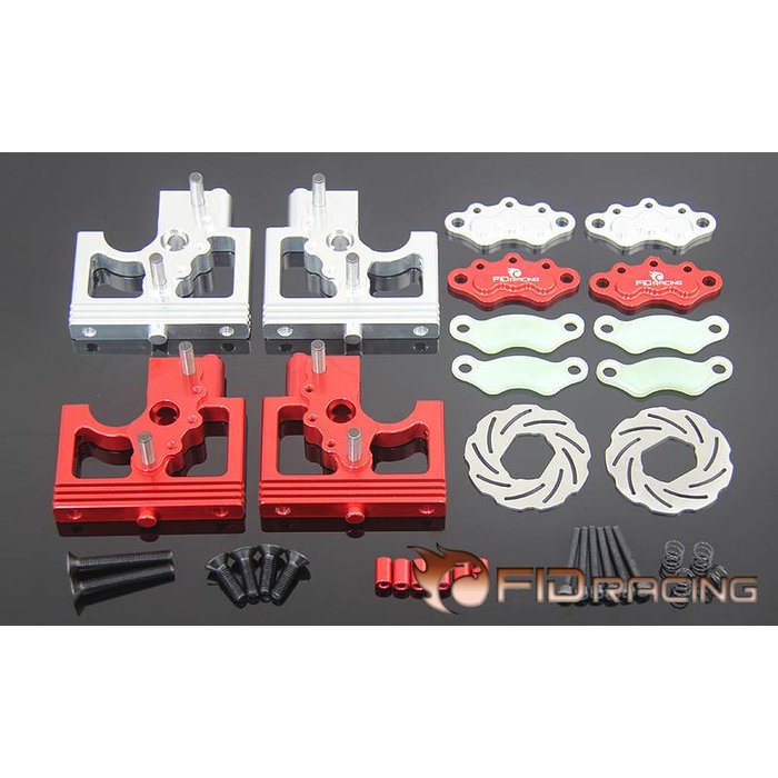 FIDRacing Centre diff bracket adjustable calipers version base plate