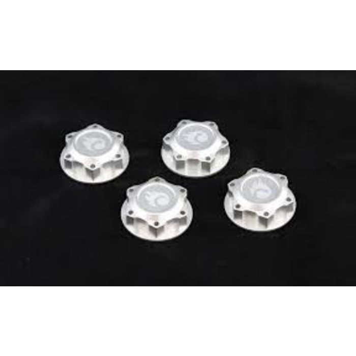 FIDRacing Losi 5ive-T /Rovan LT CNC Alu gesloten wielmoeren met FID racing logo (4pcs)