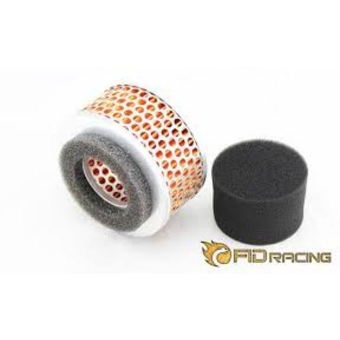 FIDRacing Losi 5ive T Alloy air filter Red collar