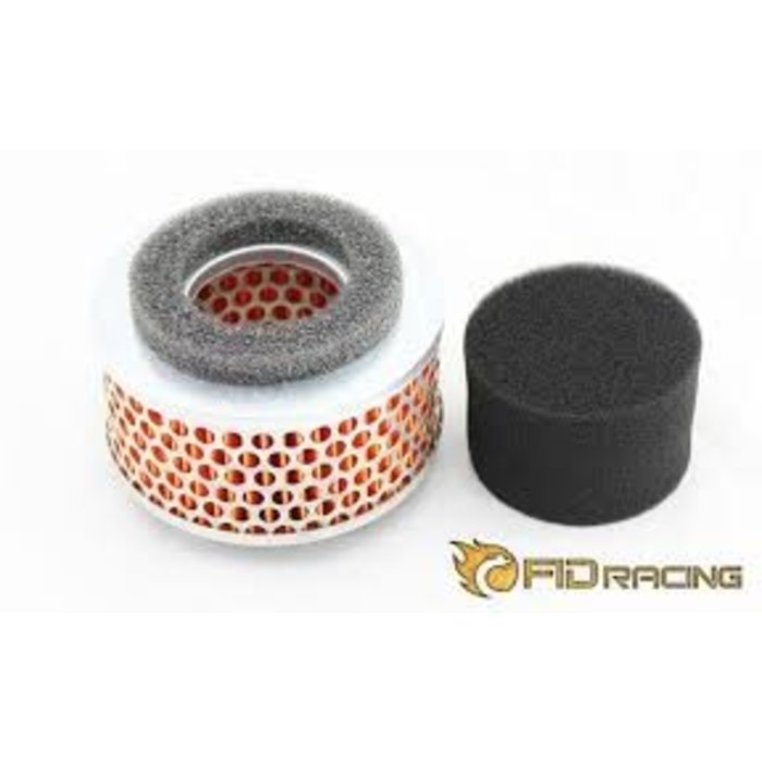FIDRacing Losi 5ive T Alloy air filter Red collar