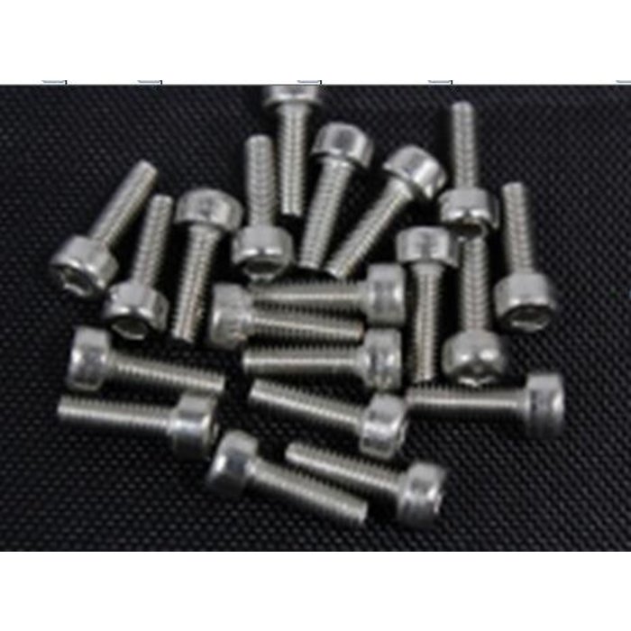 RovanSports M2,5 x 8 hex round screws for beadlock rings (20pcs)