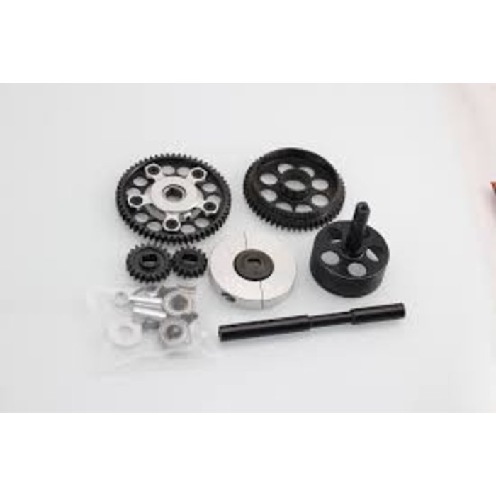 GTBRacing 2 speed gear system (gear ratio 16T:58T 21T:53T)