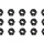 Hexagon lock nut M5 (15pc)