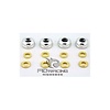 FIDRacing Alu shock nuts and seald to prevent oil leaking