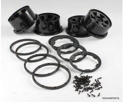 RovanSports Super six rims wheel with beadlock ring and screws