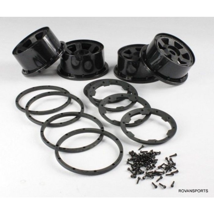 RovanSports Super six rims wheel with beadlock ring and screws