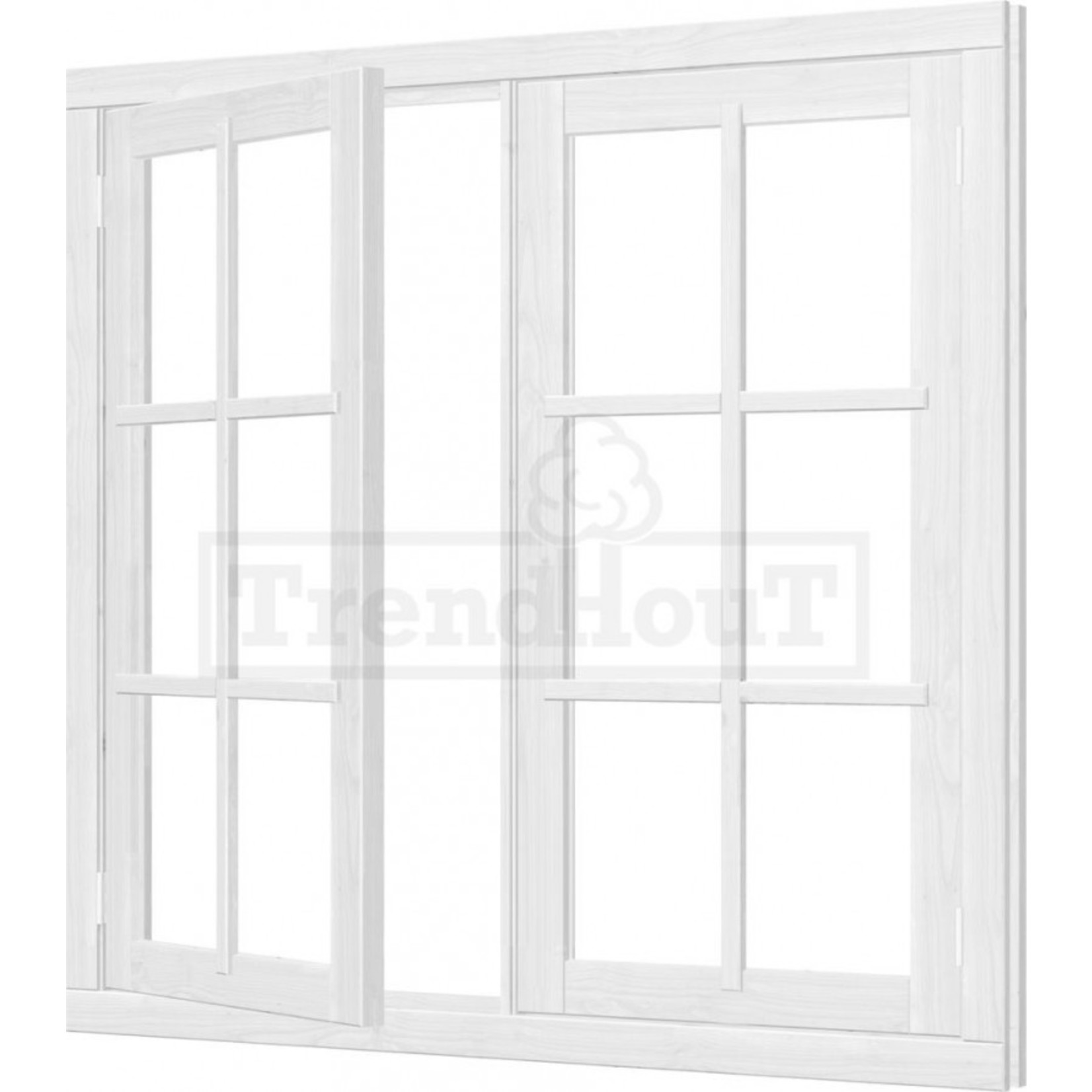 Douglas dubbel draairaam 151.5x143cm