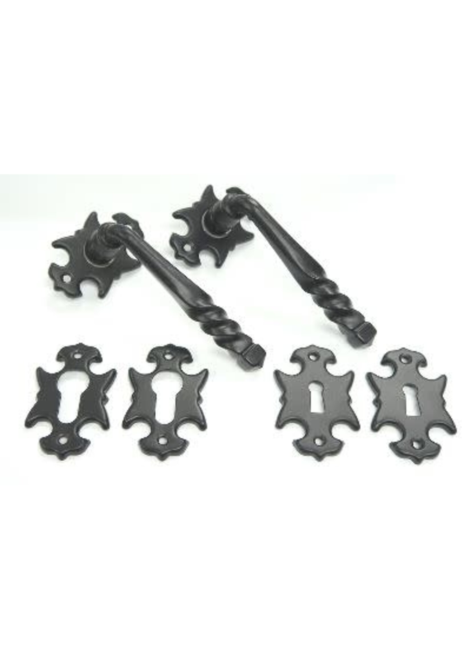 Deurkrukset-Stift 85mm-incl rozetten