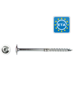 Tellerkopschroef verzinkt 8.0
