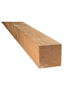 Rood geïmpregneerd vuren paal 150x150mm