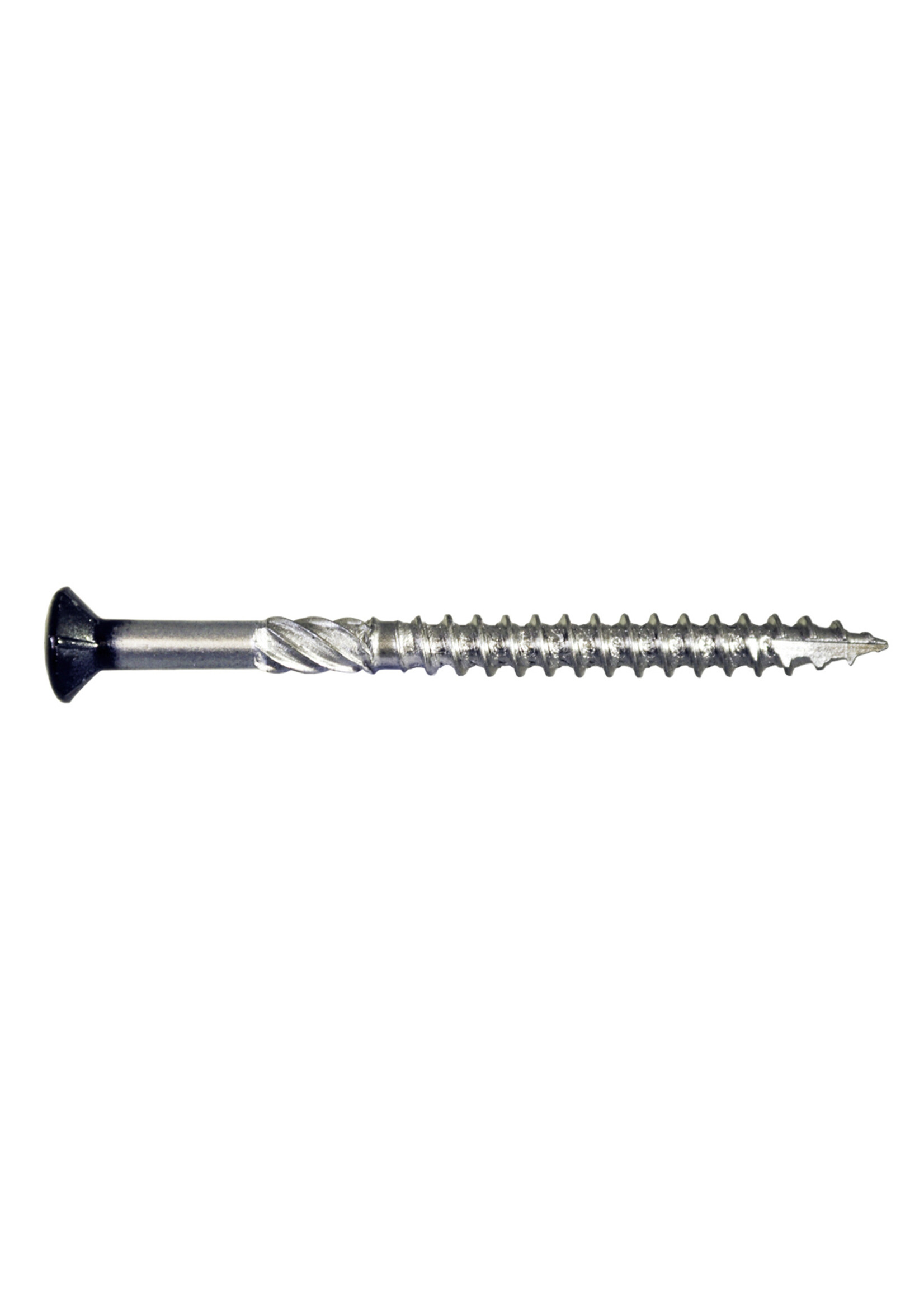 Gevelschroef zwarte kop RVS 5.0