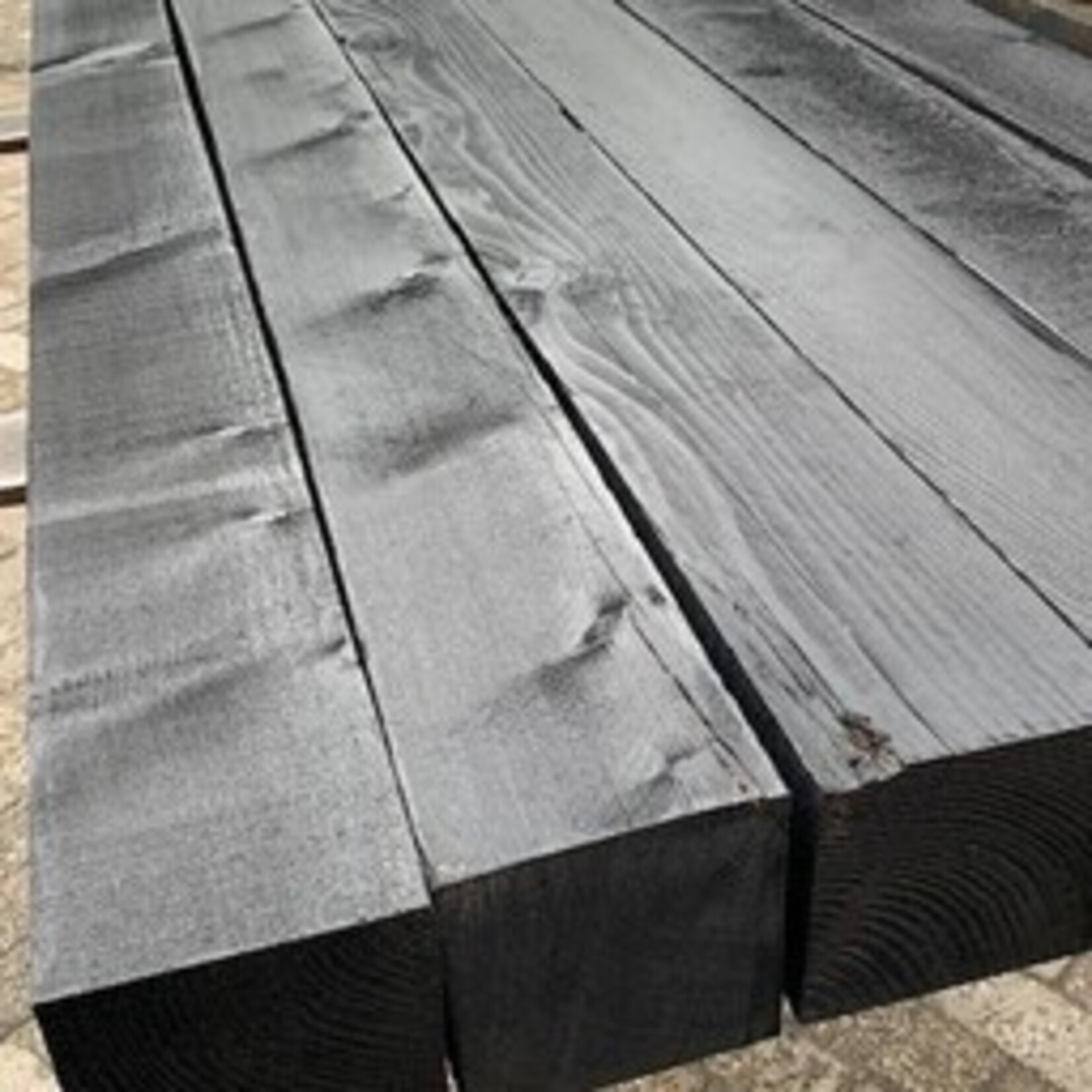 Red Class paal zwart 150x150mm