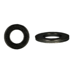 Carrosserie sluitring zwart of verzinkt