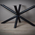 Stalen matrix tafelpoten zwart