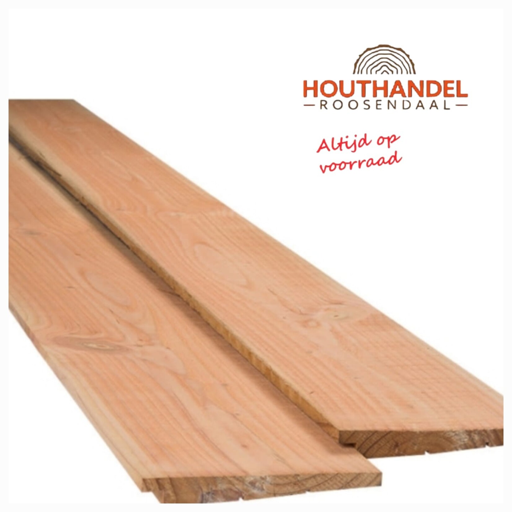 Douglas Potdekselplank/ Zweeds rabat 12/25x190 mm