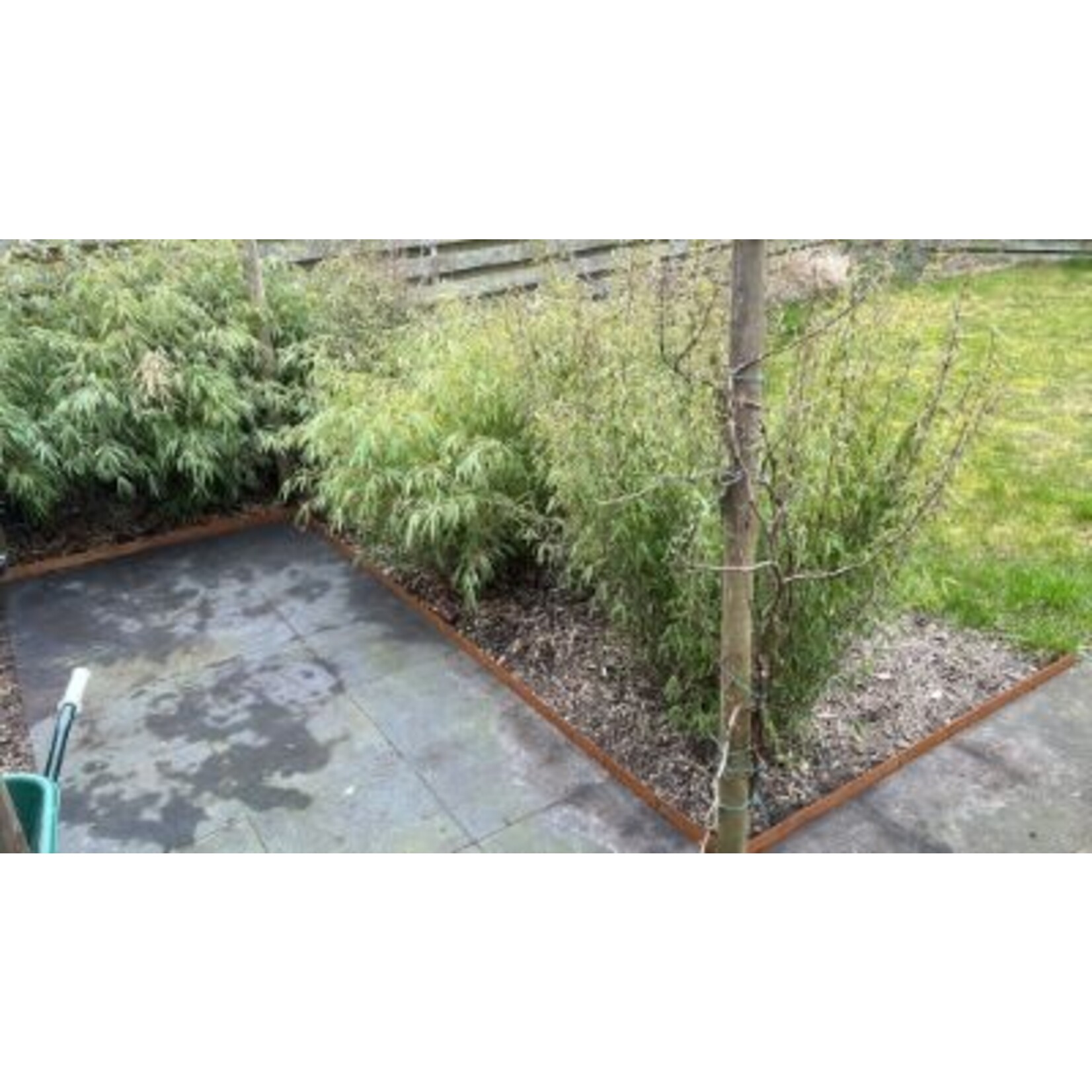 Metalen kantopsluiting Zwart L 1060mm H 160mm