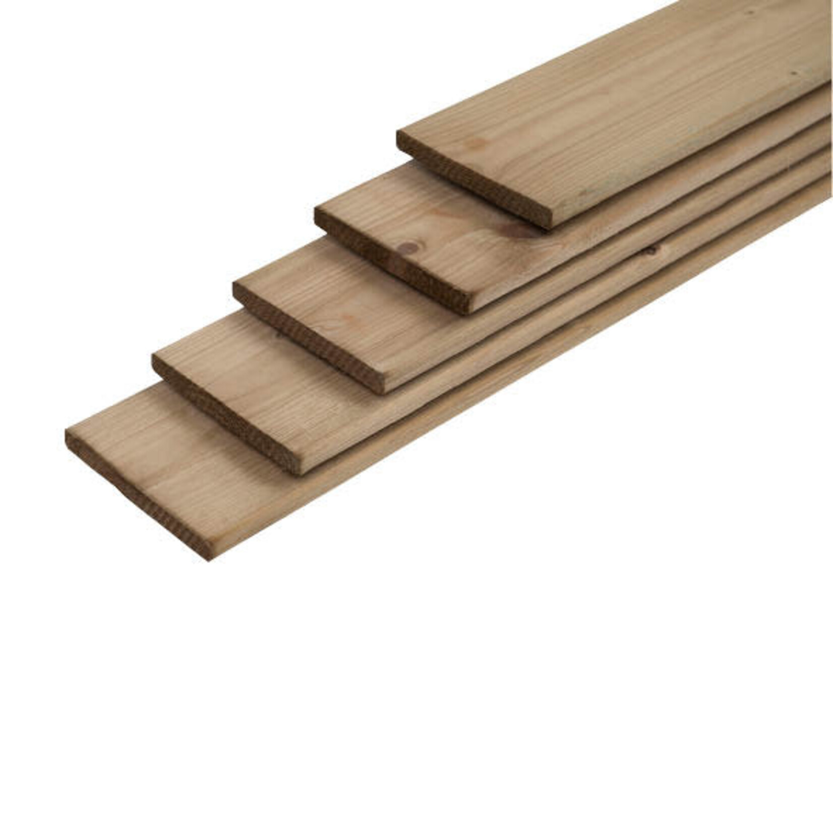 Geimpregneerde schuttingplank 16x140 mm