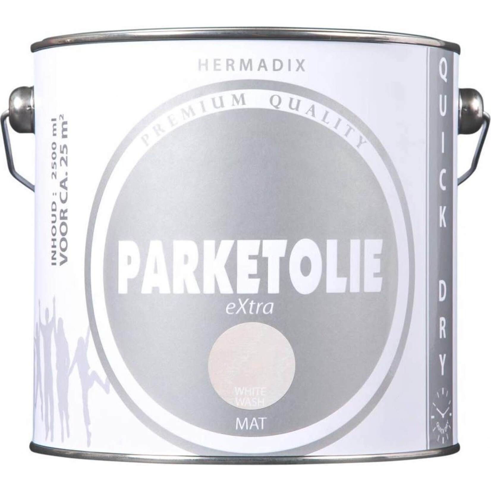 Hermadix Parket Olie 2.5 liter White wash