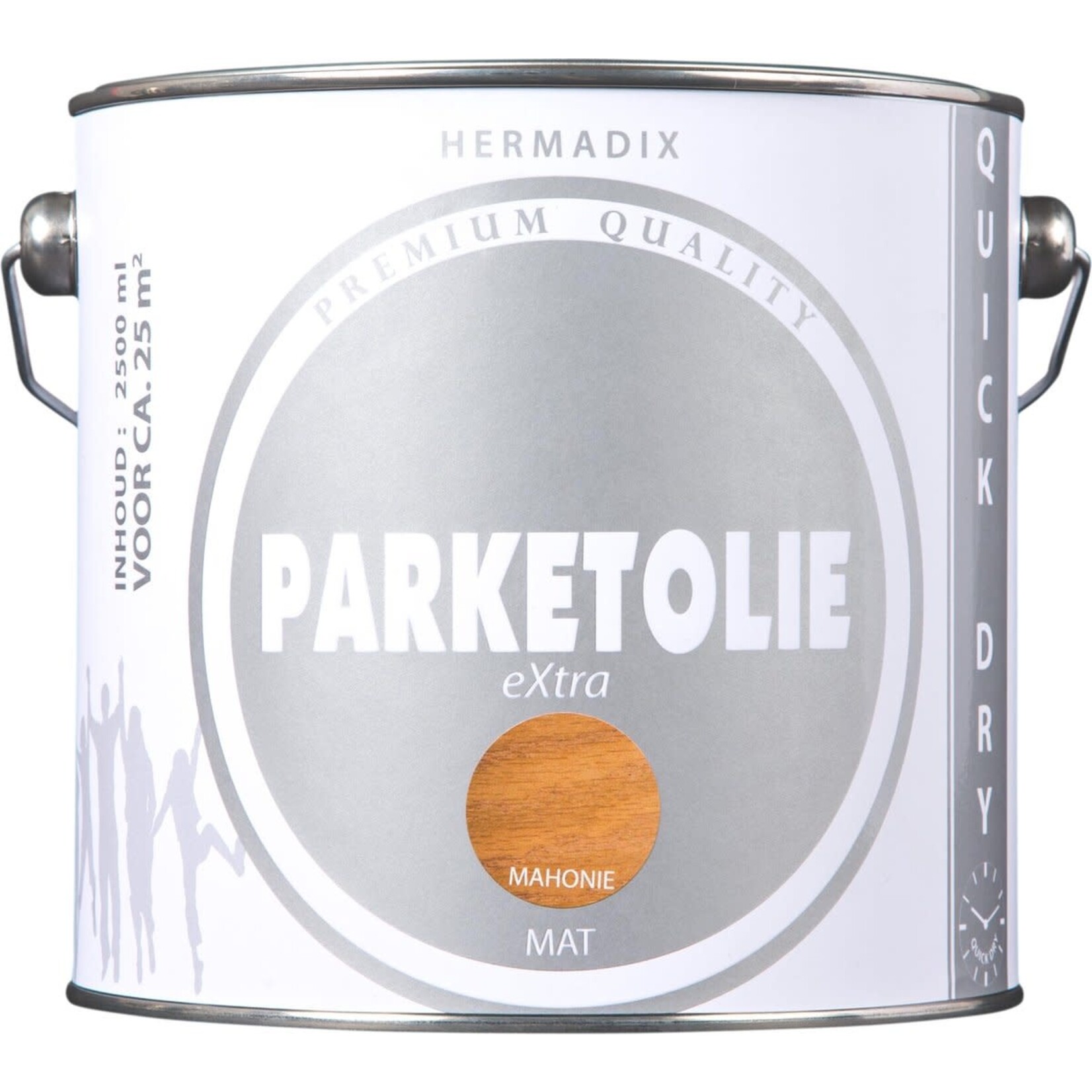 Hermadix Parket Olie 2.5 liter Mahonie