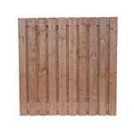 Schuttingdeel bruin geïmpregneerd 180x180/19+2