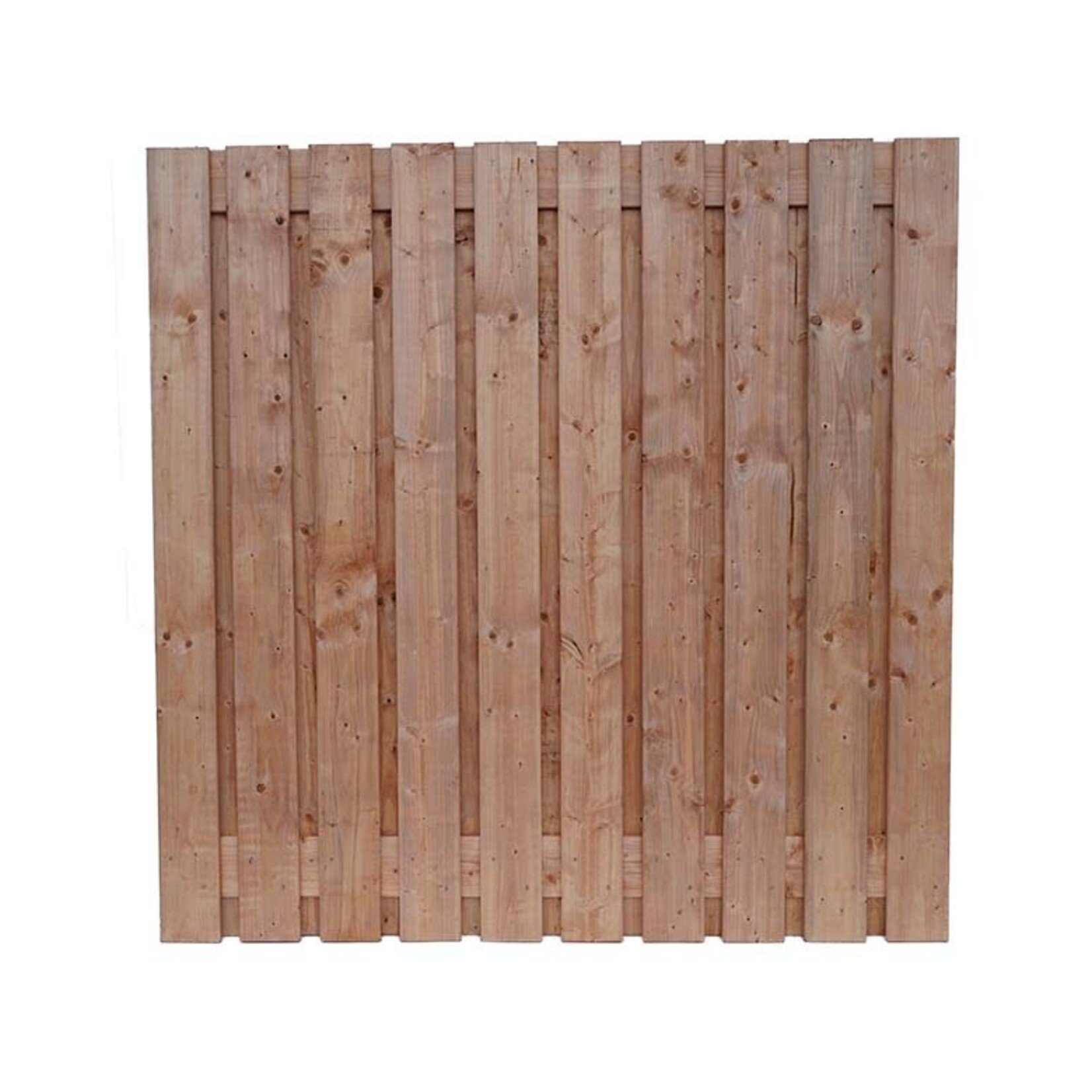 Tuinscherm/schuttingdeel bruin geïmpregneerd 180x180/19+2