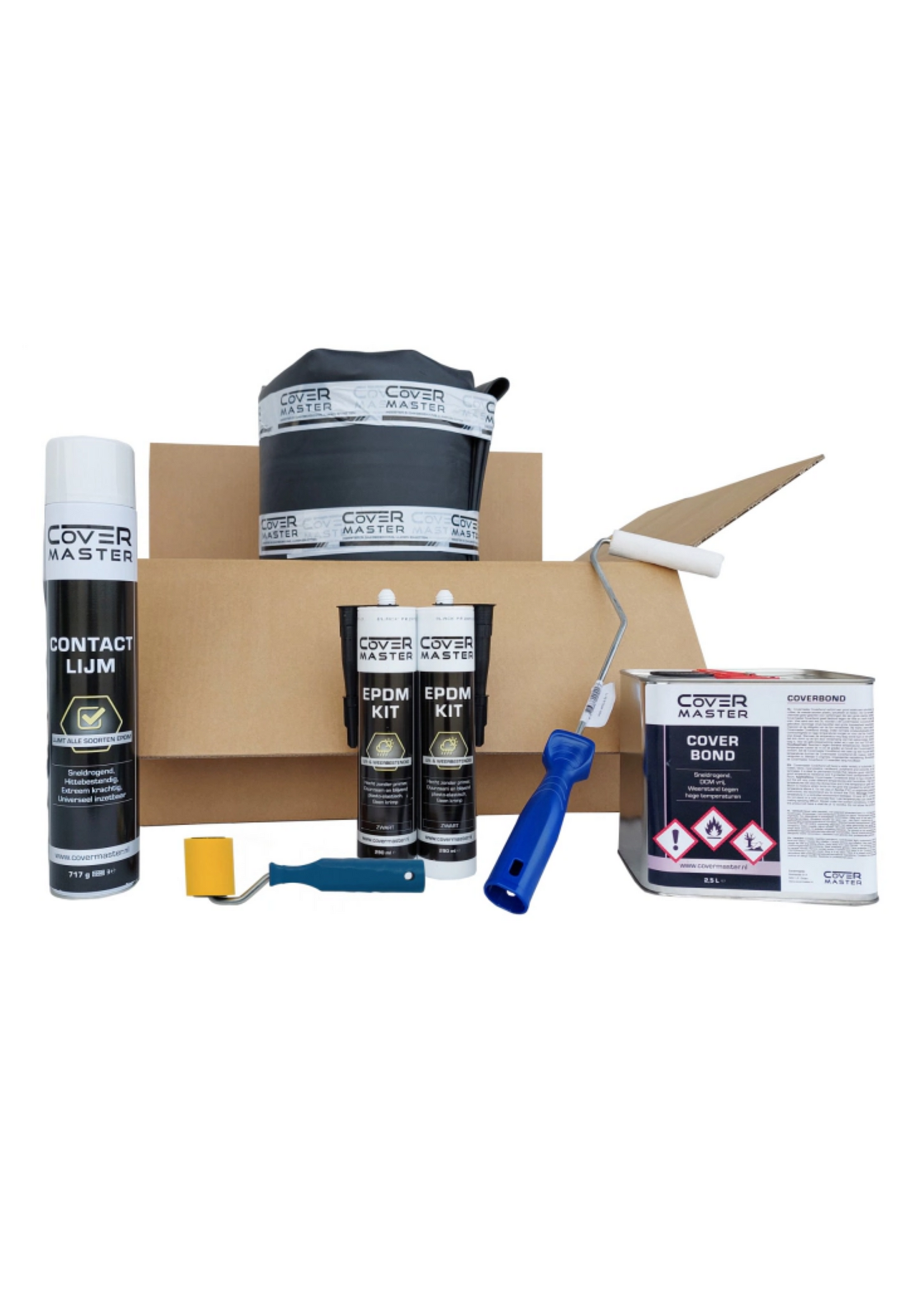 EPDM Dakpakket compleet 1.14mm - 3,05m breed