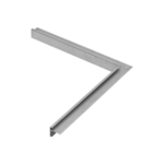 Aluminium Binnenhoek 45x45x500mm
