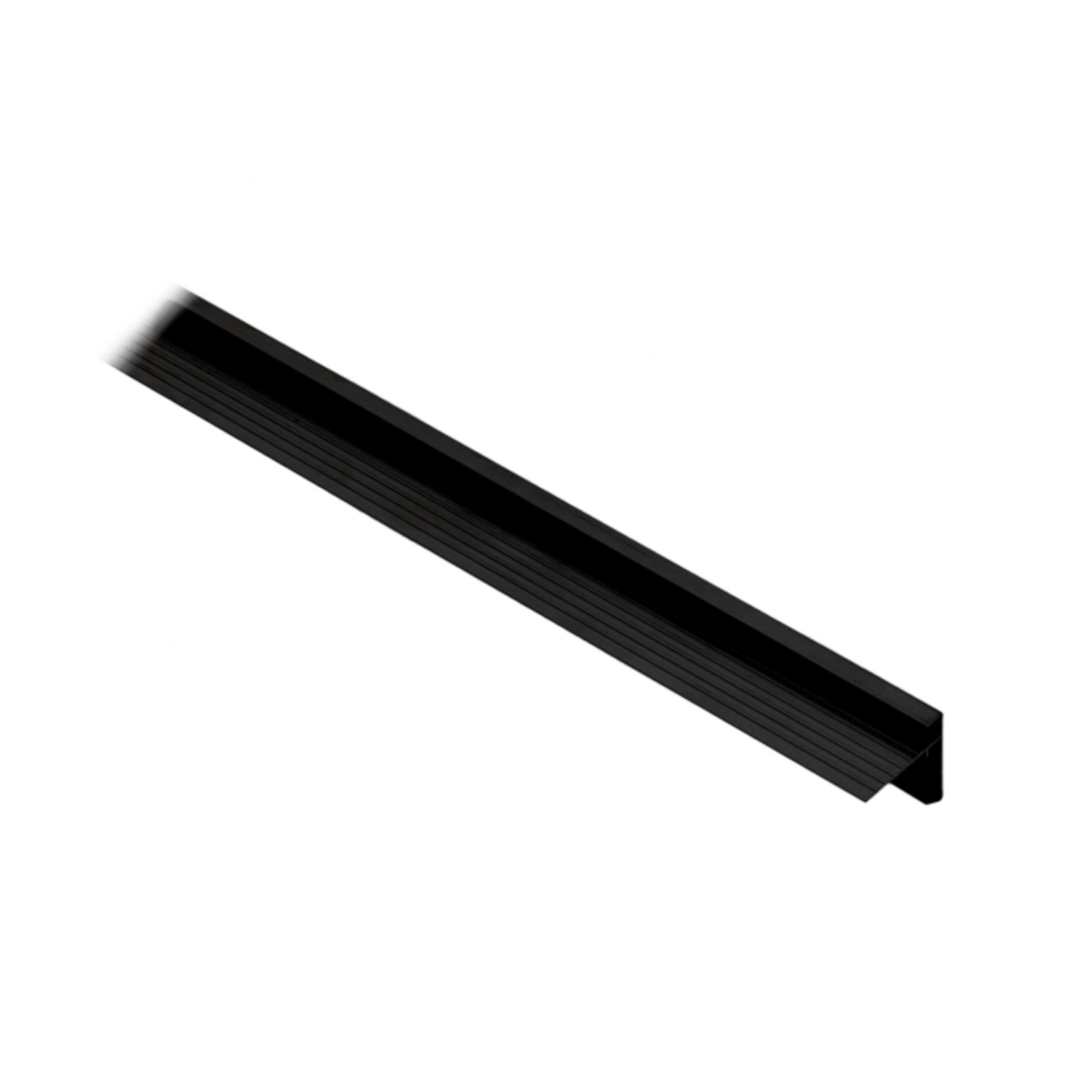 Aluminium Daktrim Zwart 45x45x2500mm